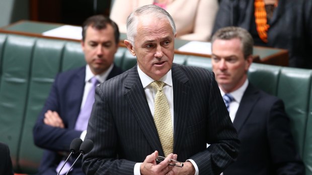 Prime Minister Malcolm Turnbull in parliament this week.
