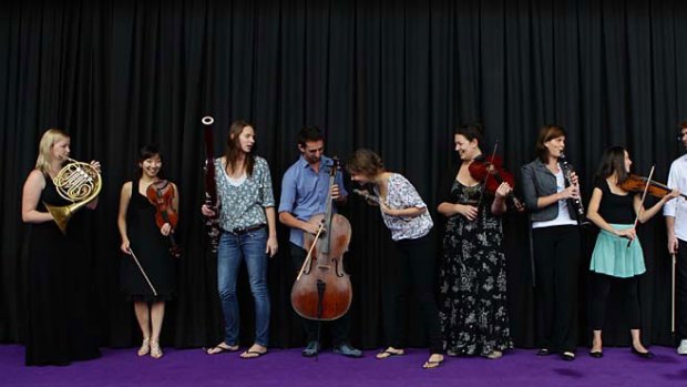Notet ... the Sydney Symphony fellows for 2011 play french horn, violin, bassoon, cello, flute, viola, clarinet, violin and double bass.