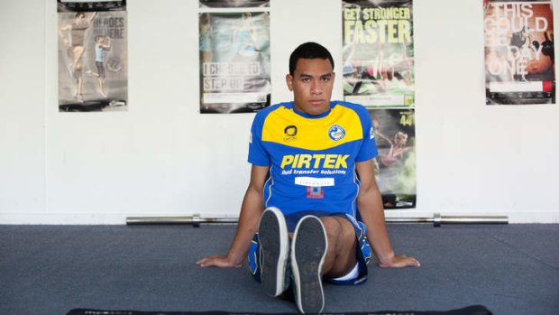Eel in waiting: Will Hopoate has been on a religious mission for two years.