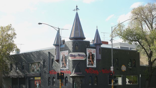 Witches in Britches theatre restaurant in West Melbourne.