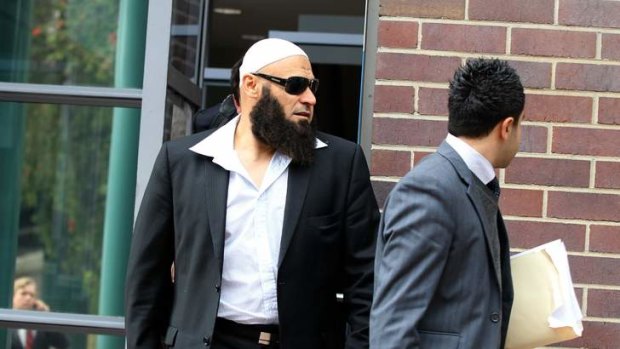 Wassim Fayad leaves Burwood Local Court last October. He has been found guilty of assault and stealing.