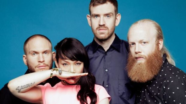 Refined: Little Dragon: Erik Boden, Yukimi Nagano, Fredrik Wallin and Hakan Wirenstrand.