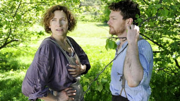 French connection: Marie Bunel (Colombe Jacotot) and Dan Spielman (Harry Lambert) form a special bond in <i>An Accidental Soldier</i>.