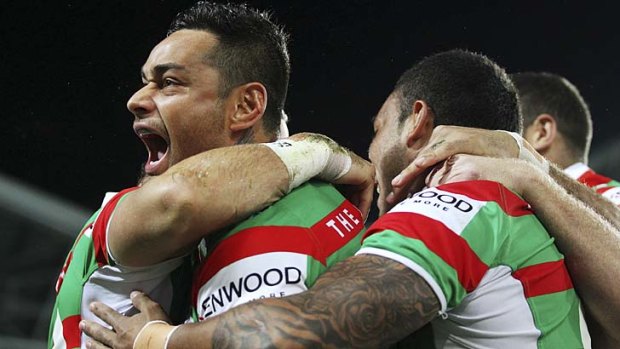 Star &#8230; Rabbitohs five-eighth John Sutton was born to play.