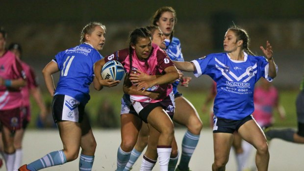 The open women's tackle competition has been a hit in 2017.