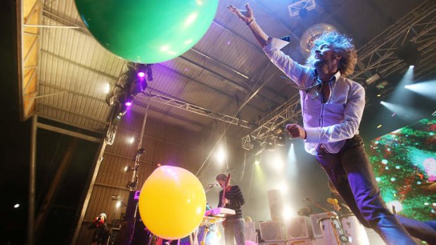 The Flaming Lips at the 2012/13 Falls Music and Arts Festival in Lorne.