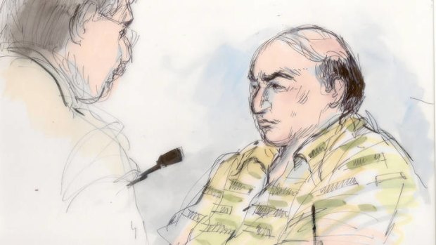 Jailed ... a courtroom sketch of Mark Basseley Youssef .