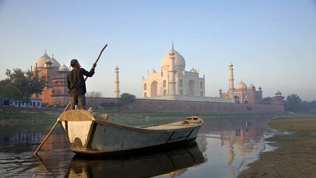 The beauty of the Taj Mahal's architecture is enhanced with 28 types of precious stones from all over India and other parts of Asia.