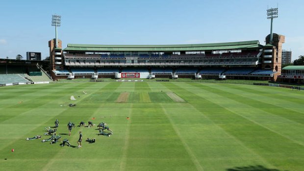 The Port Elizabeth pitch has raised some eyebrows.