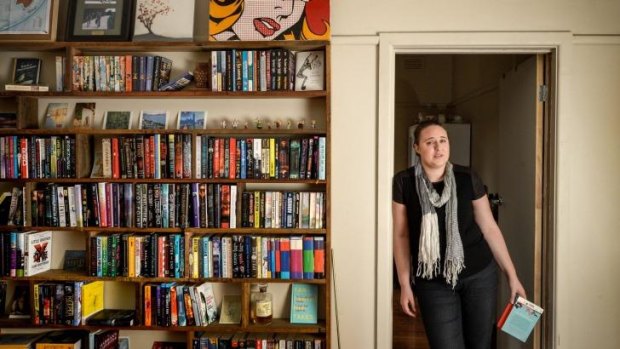 Young adult sci-fi author Amie Kaufman in her south-east Melbourne home.