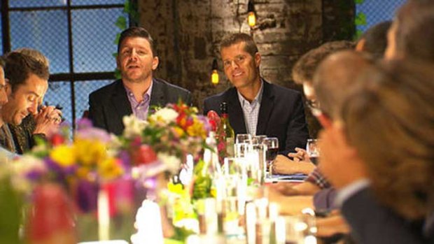 Head of the table ... <i>MKR</i> People's Choice round