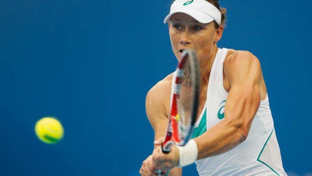 Straight-sets victory: Samantha Stosur.