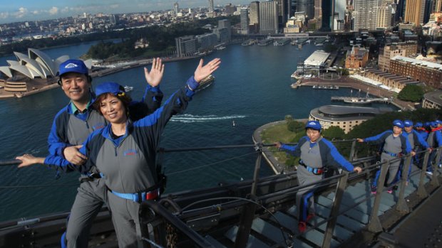 Visitors from China spent a record $4.8 billion in Australia last year.