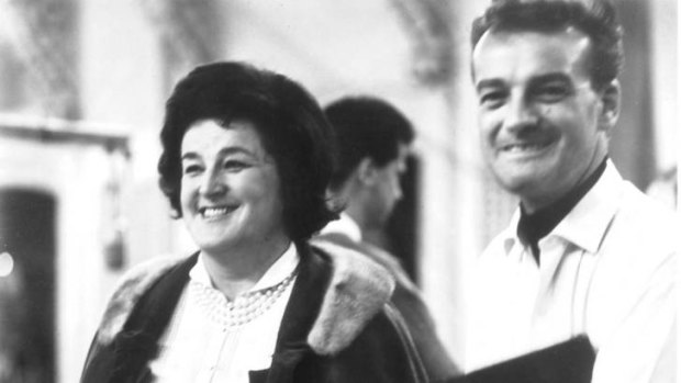 Singer Birgit Nilsson and producer John Culshaw during the recording of the pioneering Decca <i>Ring</i> cycle.
