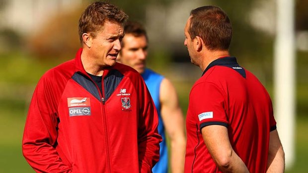Mark Neeld and his elite performance manager David Misson.