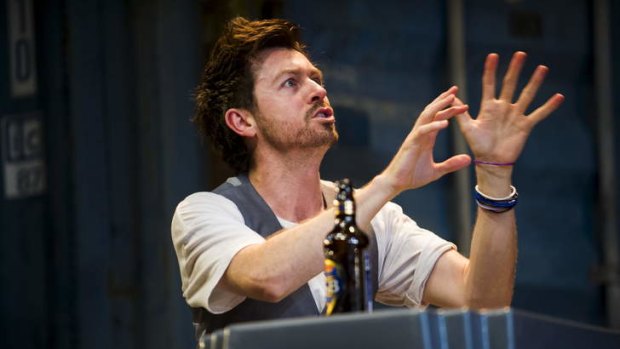 A scene from Bell Shakespeare's Henry IV, with Prince Hal played by Matthew Moore. Photo: Rohan Thomson.