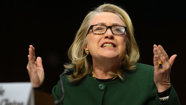 'Nobody is more committed to getting this right': US Secretary of State Hillary Clinton testifies before the Senate Foreign Relations Committee on the September 11, 2012 attack on the US mission in Benghazi.