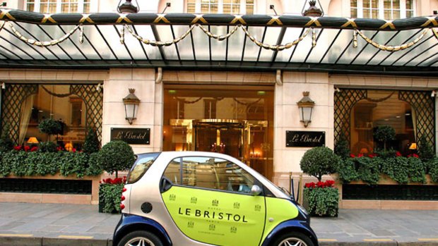 Great ideas ... Le Bristol's shopping car.