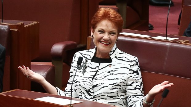 One Nation leader Pauline Hanson welcomed the compromise. 