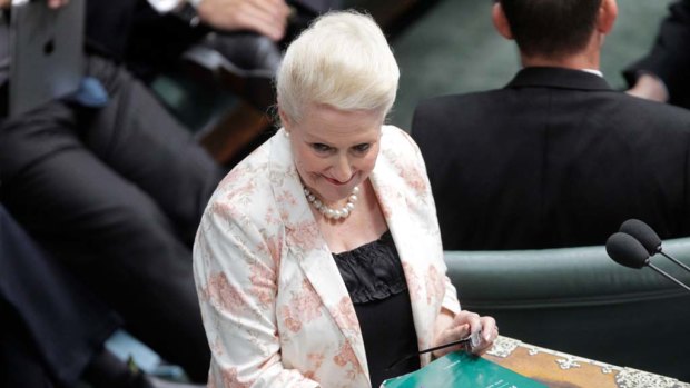 Bronwyn Bishop calls on the Prime Minister to stick to answering the question.