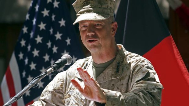 US General John Allen .. yet to hrie a high-profile representative.