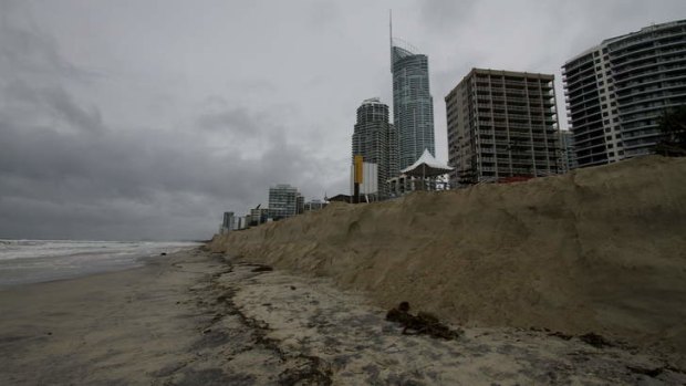 Erosion on the Gold Coast last year.