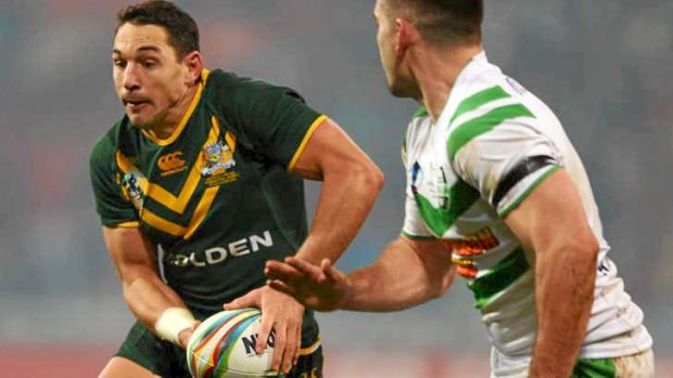 Billy Slater is set to return at fullback for the Kangaroos in the World Cup final.