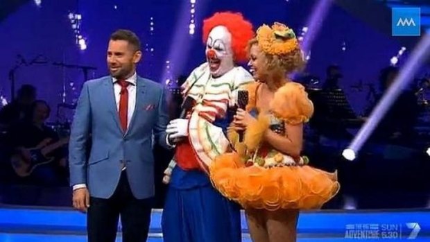 Mark Holden on Dancing with the Stars as a clown.