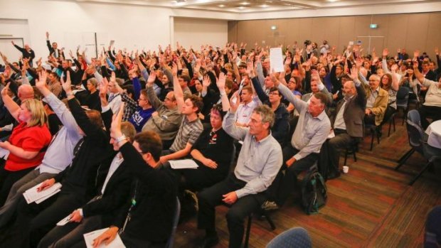 It's on: The Community and Public Sector Union's governing council has voted unanimously in favour of industrial action.