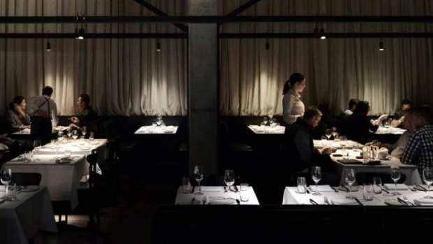 Shadow Wine Bar's dining room sits behind dark Venetian blinds.  Read more: http://www.smh.com.au/entertainment/your-perth/gail-williams-top-restaurants-what-makes-the-cut-in-perths-best-eateries-20150623-ghunwz.html#ixzz3dpzx3mTn