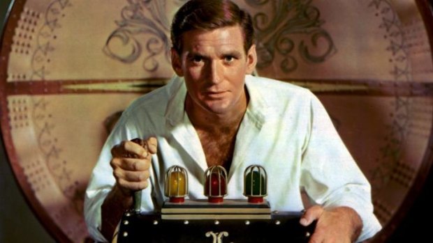 Rod Taylor in the 1960 film <i>The Time Machine</i>.