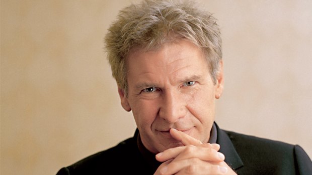 Grounded flyer … Harrison Ford is most contented when he's with his family or piloting a plane.