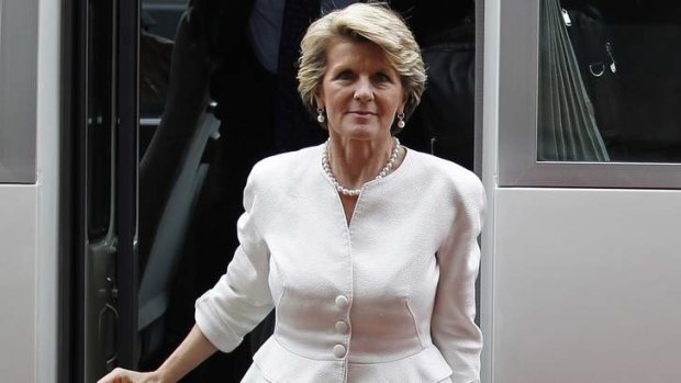 Tension over spying ... Foreign Minister Julie Bishop will not give a "running commentary" on the diplomatic row between Australia and Indonesia.