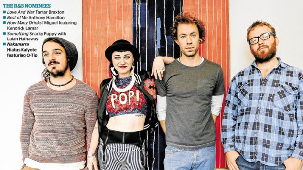 Melbourne soul band Hiatus Kaiyote has been nominated for a Grammy award.