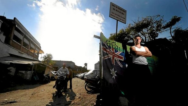 Phil Britten, captain of the Kingsley football club, which lost seven members in the 2002 Bali bombing. Britten wants the old Sari Club site turned into a peace park.