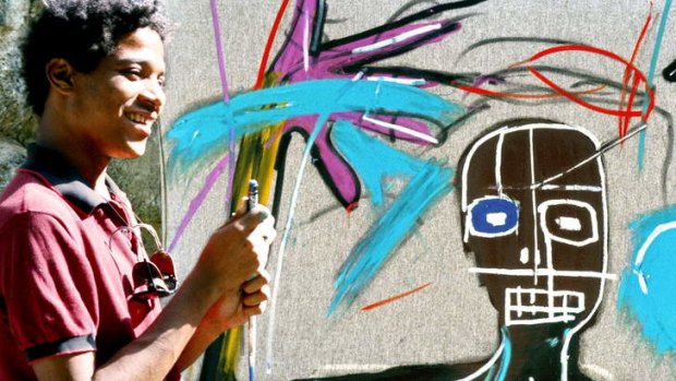 The late famous artist Jean-Michel Basquiat.
