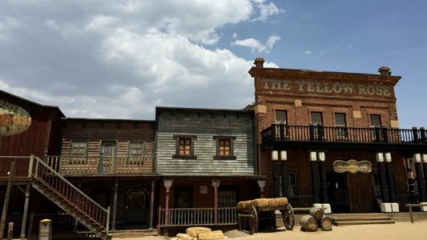 The main street of Mini Hollywood, built in 1965 for Sergio Leone's spaghetti western <i>For a Few Dollars More</i>.