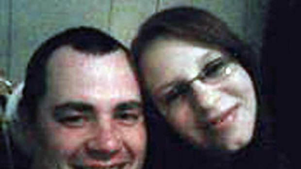 Wedding theft ... Arthur Phillips and his bride Brittany Lurch.