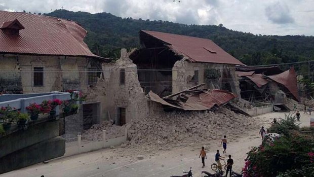 The earthquake hit near one of the Philippines key tourist hubs.