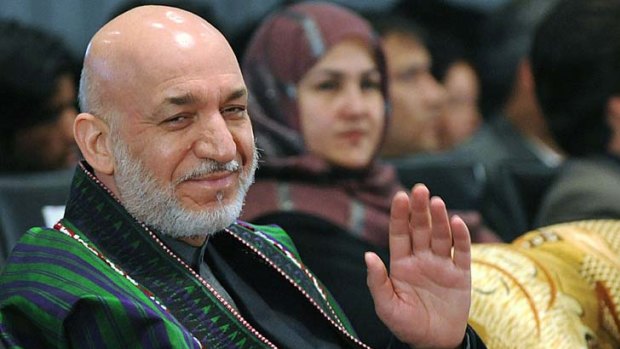 Demanding an apology from US Congress ... Hamid Karzai