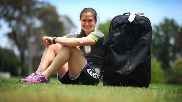 Canberra United star Kendall Fletcher is back in Australia ready for the W-League to resume.