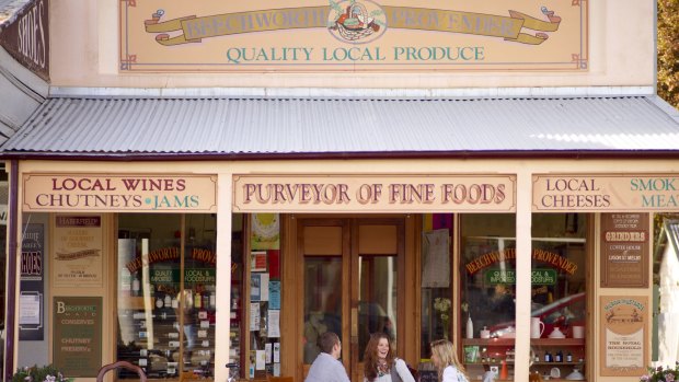Main street Beechworth has all the charm  expected of a goldrush town, and more.