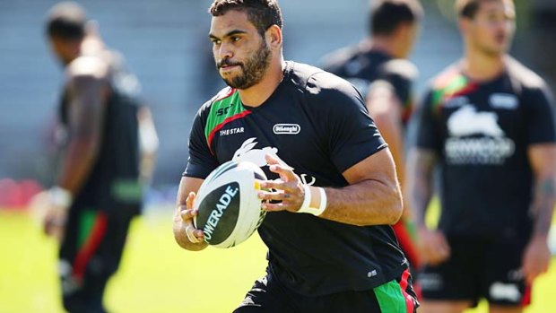 Playing for keeps: Greg Inglis says: "As long as it takes me, I just want to walk away with something at the end of my career."
