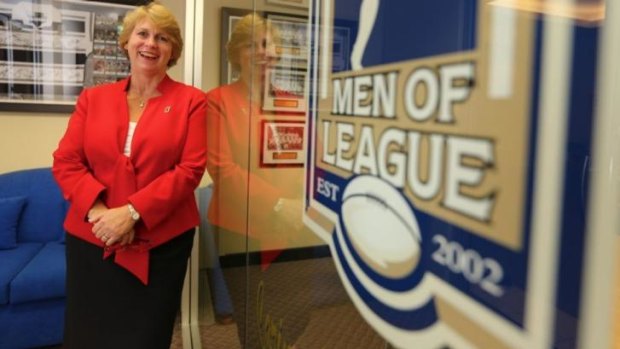 Testing start: Corene Strauss had endured a challenging start to her role as head of the Men of League organisation.