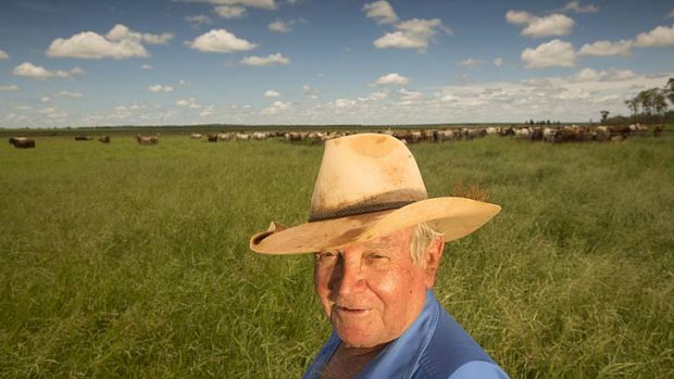 Over the limit: Ian McBean, on Bonalbo Station, south of Darwin, laments developments in the cattle trade to Indonesia.