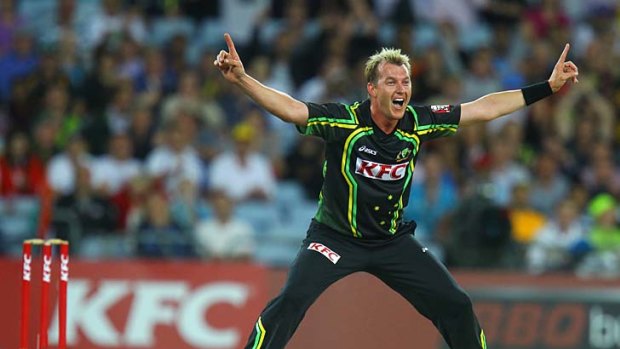 Brett Lee was the lone specialist paceman in the Australian team for the first Twenty20 against India.
