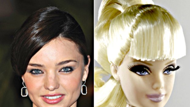 Spot the difference ... Mattel says Barbie's new look is inspired by Australian supermodels.