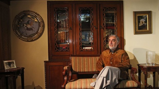 Afghan presidential candidate Abdullah Abdullah is the front-runner but doesn't have enough votes to avoid a runoff. 