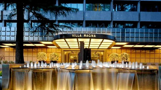 Wal King stayed at Madrid's luxury Hotel Villa Magna at $887 a night after he left the firm in 2011.