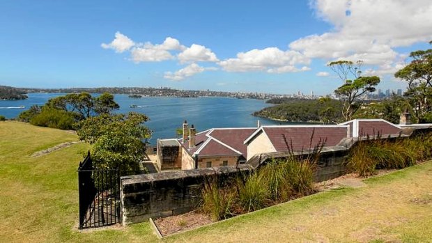 Military heritage ... the old  embattlements on Middle Head.